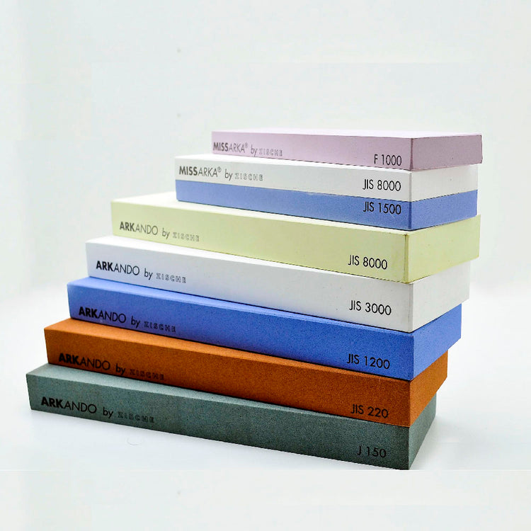 Piedras de afilar profesionales cuchillos de cocina.