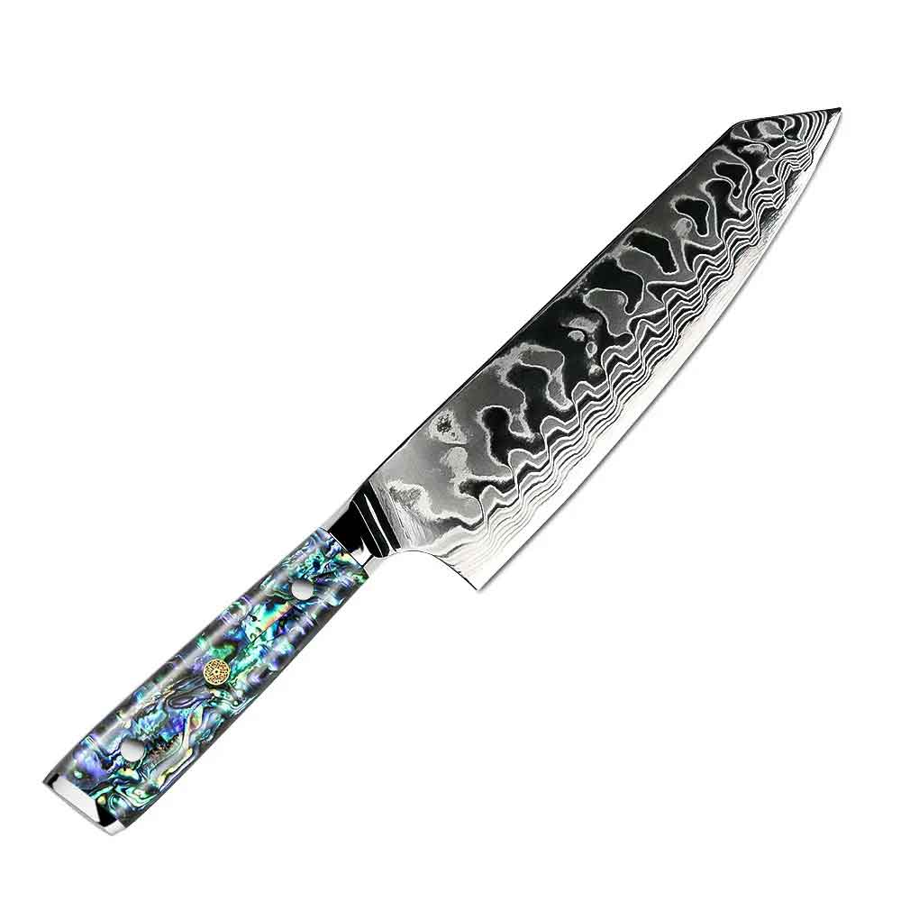 Cuchillo Kiritsuke 21cm 10Cr+Damasco ABALÓN