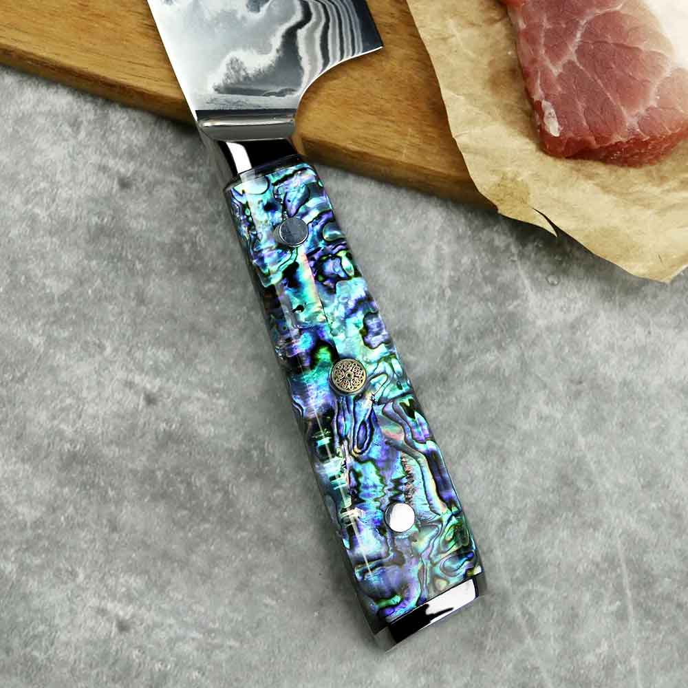 Cuchillo Kiritsuke 21cm 10Cr+Damasco ABALÓN
