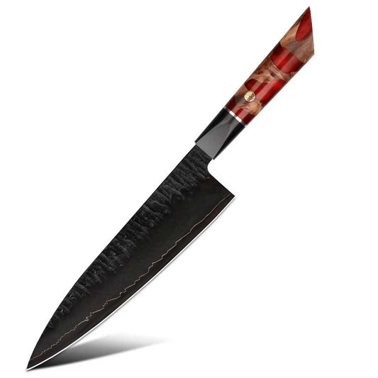 Cuchillo Gyuto 21cm 10Cr+Kurouchi Resina
