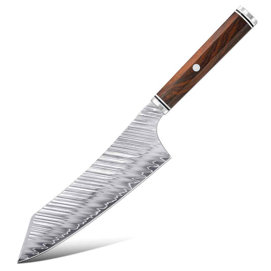 Cuchillo Kiritsuke 20cm 10Cr+Relámpagos Mango Ziricote