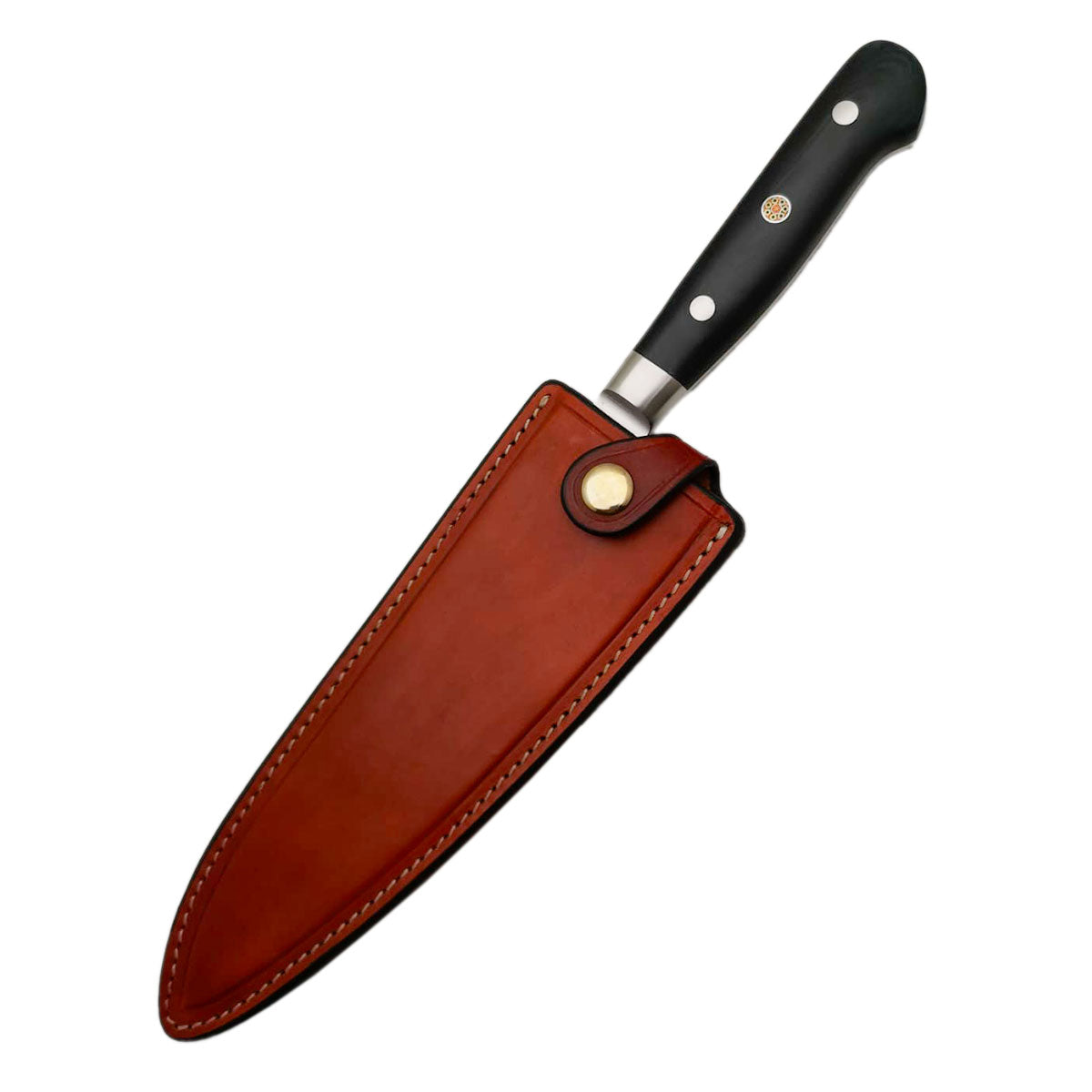 Funda de cuero peruano Gyuto/Kiritsuke 21cm