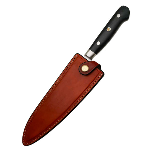 Funda de cuero peruano Gyuto/Kiritsuke 21cm