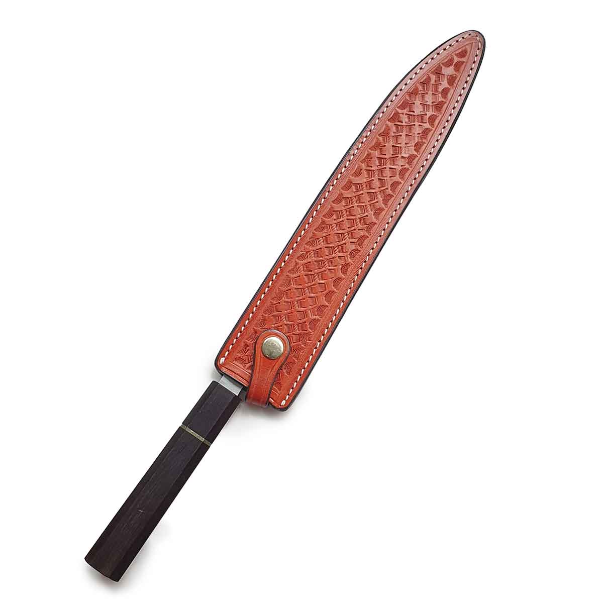 Funda de cuero peruano Yanagi 27cm - labrado PAICHE