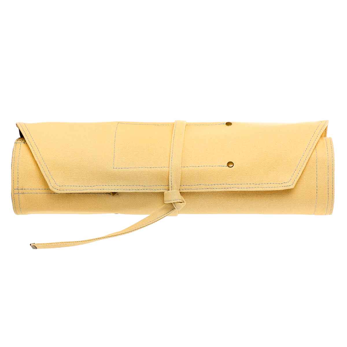 Roll 8pz cuchillos lona - Amarillo