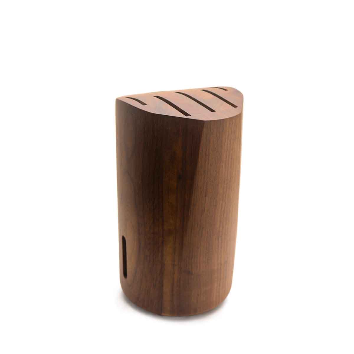 Soporte de madera Nogal para 5 cuchillos