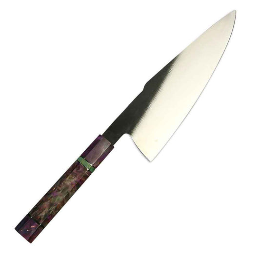 Cuchillo Cebollero 21cm Kurouchi 440c mango Arce estabilizado