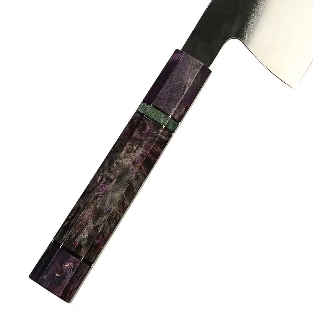 Cuchillo Cebollero 21cm Kurouchi 440c mango Arce estabilizado