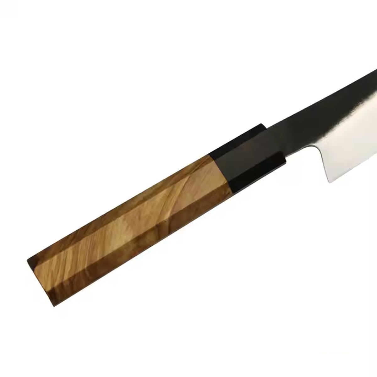 Cuchillo Sujihiki 27cm Kurouchi 440c mango Olivo