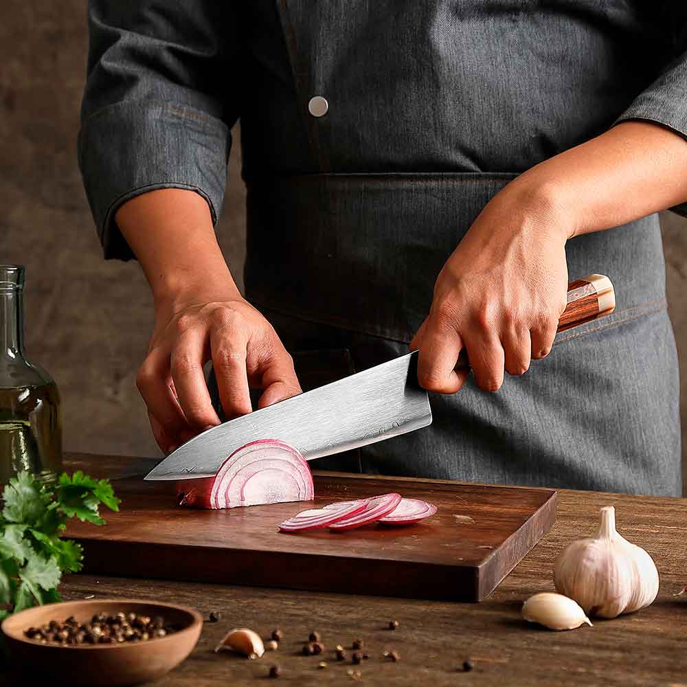 Cuchillo Gyuto 21cm ZDP-189 IronWood