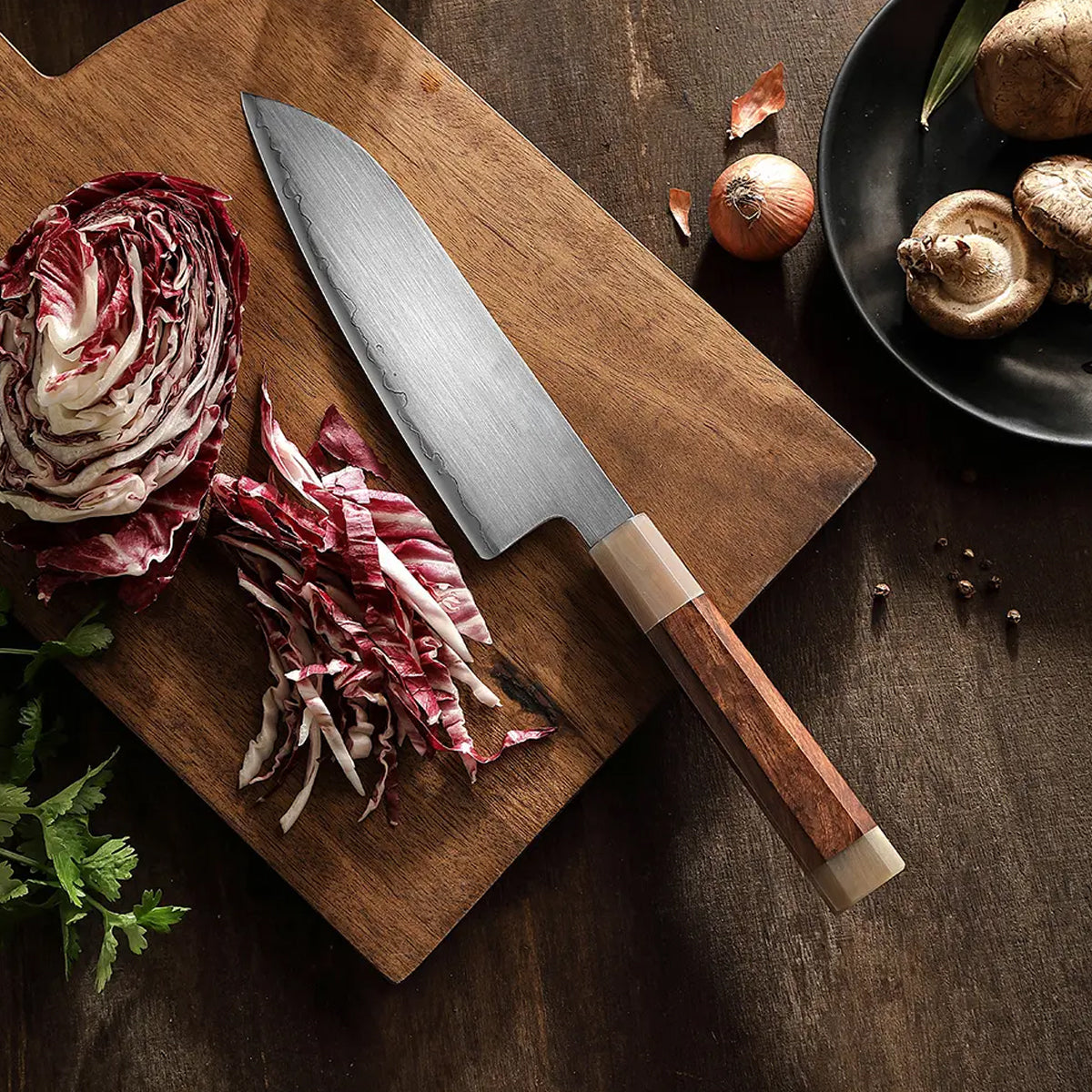 Cuchillo Santoku 18cm ZDP-189 IronWood