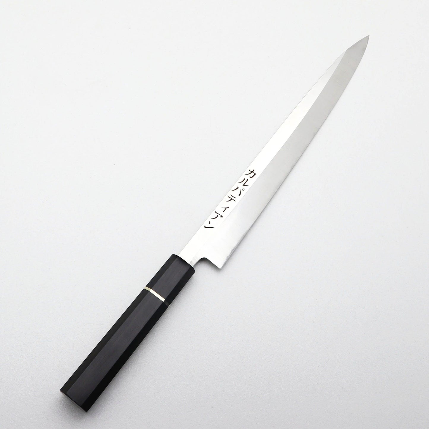 Cuchillo Yanagi 27cm acero 9Cr Ébano + Afilado profesional