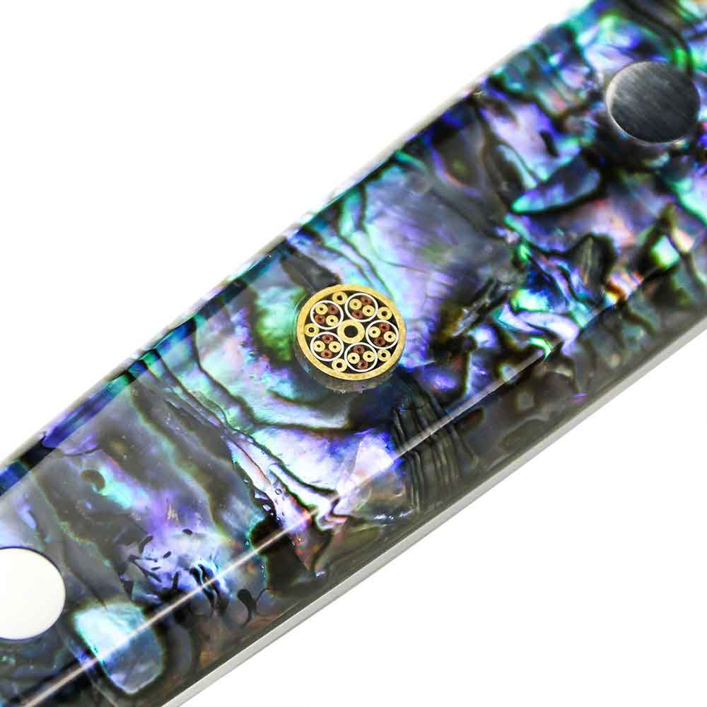 Cuchillo Utilitario 13cm 10Cr+Damasco ABALÓN