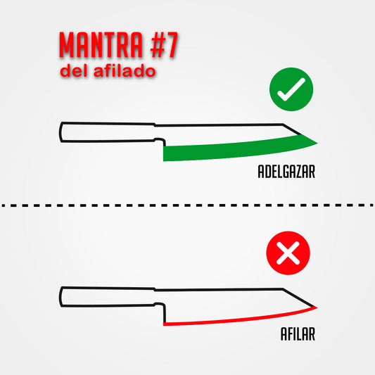 mantra #7 - Lo que corta no es el filo