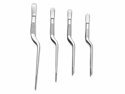 Pinzas de emplatado - OFFSET - INOX - Tamaños variados