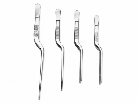 Pinzas de emplatado - OFFSET - INOX - Tamaños variados