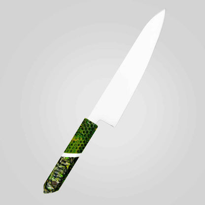 Cuchillo Gyuto 23cm 10Cr Single colores variados + Funda - Ensamblado TDF