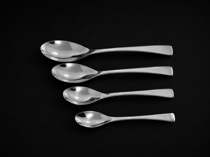 Cucharas plateadas - INOX - Tamaños Variados