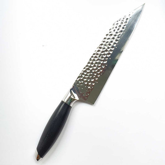 Cuchillo Kiritsuke 21cm martillado 440c acero