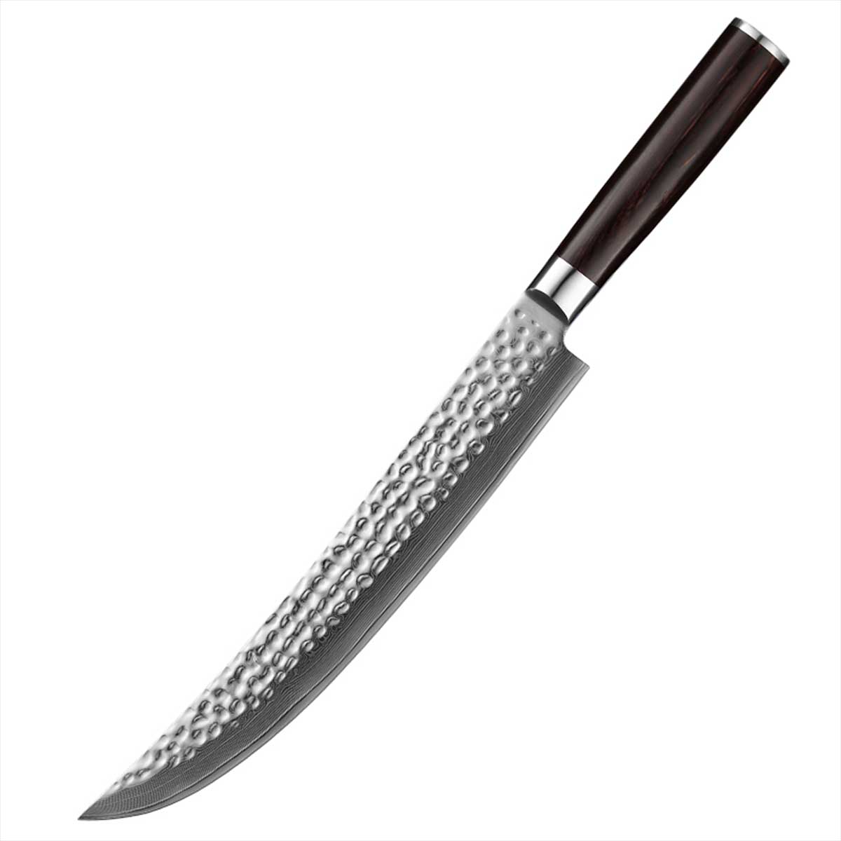 Cuchillo Carnicero 26cm CAFE 10Cr+Damasco