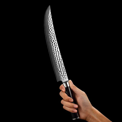 Cuchillo Carnicero 26cm CAFE 10Cr+Damasco