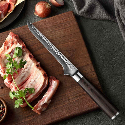Cuchillo Deshuesador 14cm CAFE 10Cr+Damasco