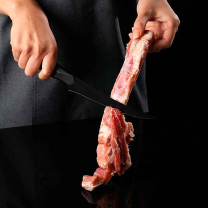 Cuchillo Deshuesador 16cm 440c+Titanio Negro G10