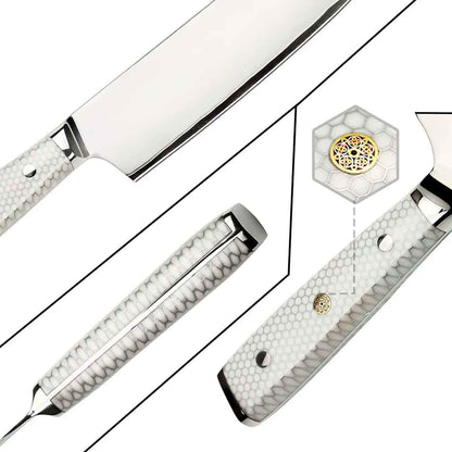 Cuchillo Jamonero 30cm 10Cr Clad mango panal
