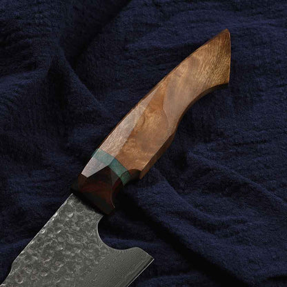 Cuchillo Kiritsuke 18cm 10Cr Damasco mango Sicómoro