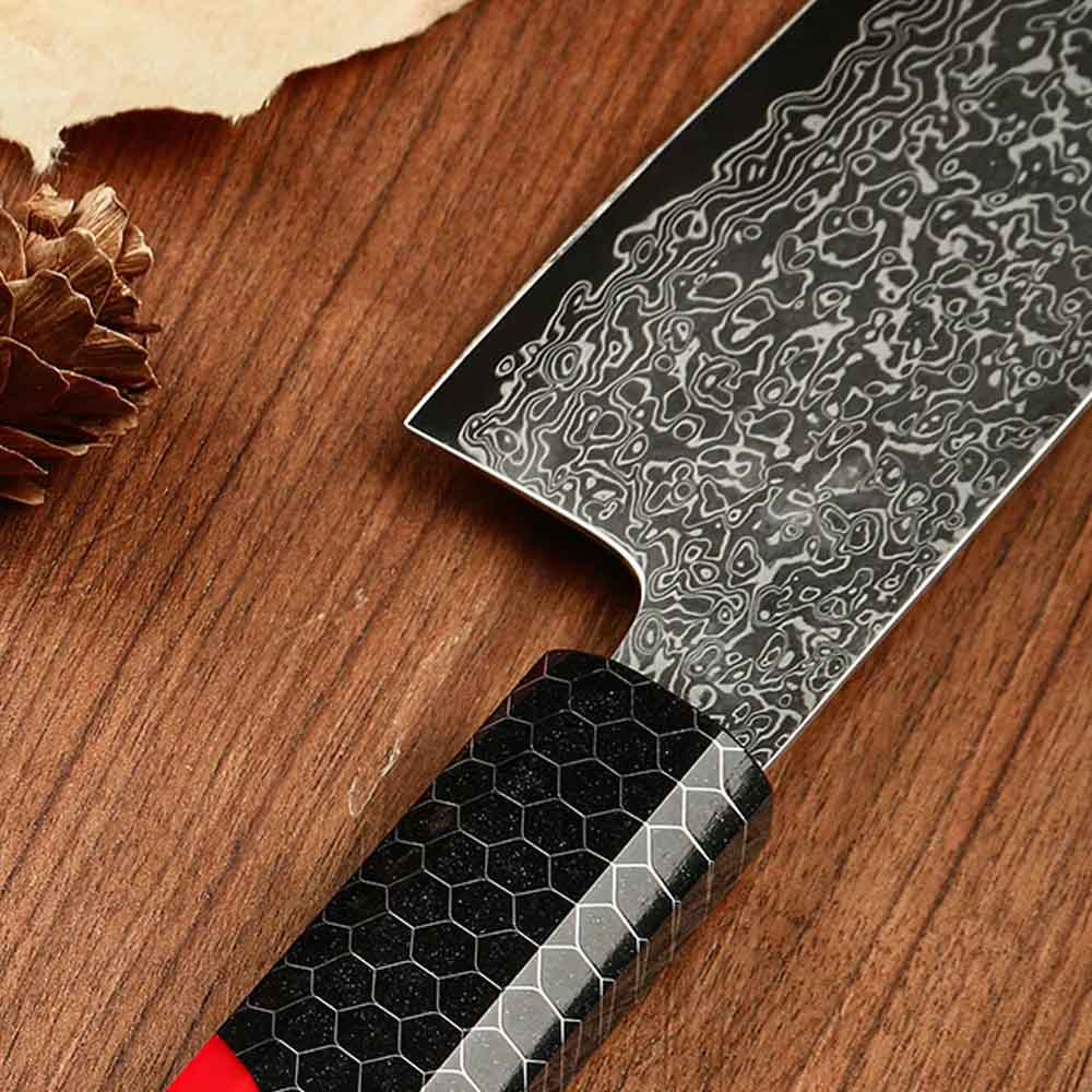 Cuchillo Kiritsuke 21cm 10Cr+Damasco - Colores variados