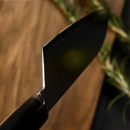 Cuchillo Nakiri 18cm 10Cr Clad mango G10
