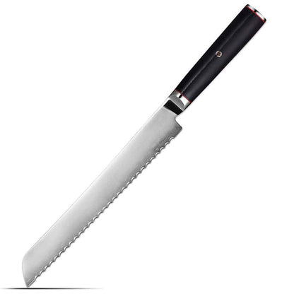 Cuchillo de Pan 23cm 10Cr Clad mango G10