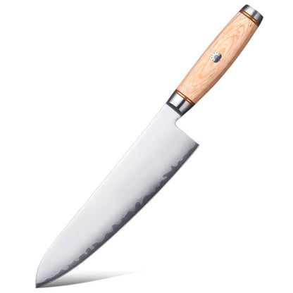 Cuchillo Gyuto 21cm clad 10Cr Paka+Bronce