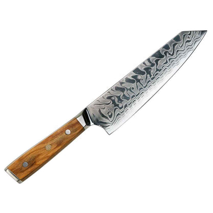 Cuchillo Kiritsuke 21 cm Damasco 440c Mango Olivo