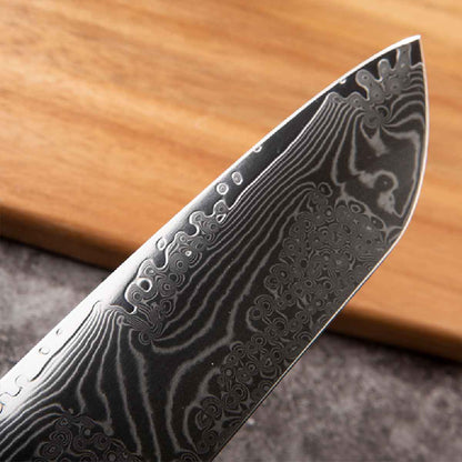 Cuchillo Santoku 18cm 10Cr+Damasco CAMUFLADO