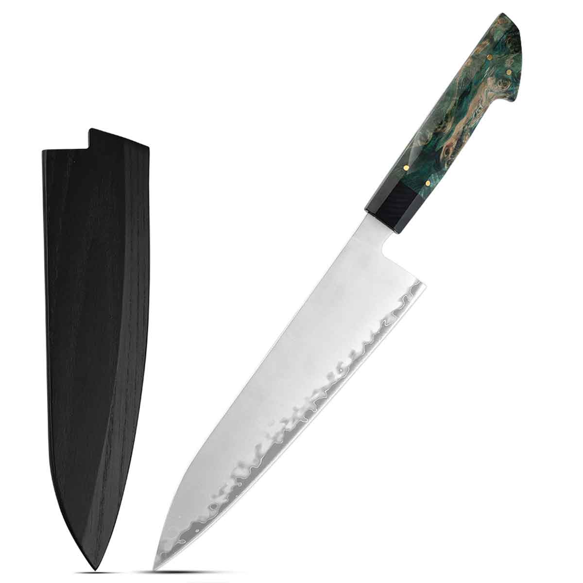 Esmerald | Gyuto 23cm Clad 10Cr + Funda