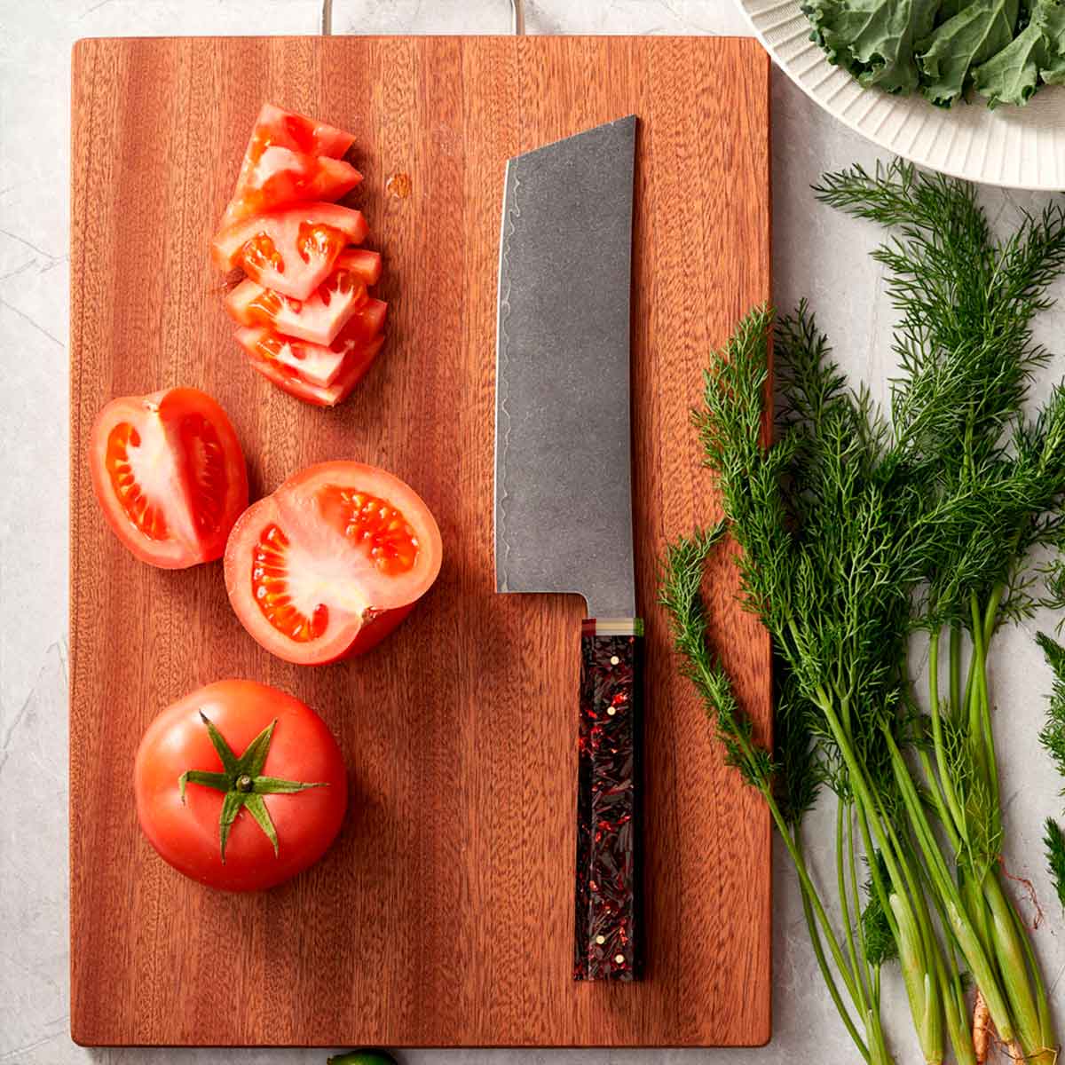 Cuchillo Nakiri 18cm clad 10Cr MAGMA