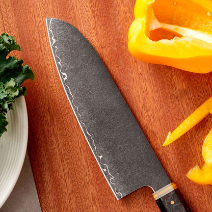 Cuchillo Santoku 18cm clad 10Cr MAGMA