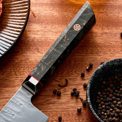 Cuchillo Kiritsuke 22cm clad 10Cr Madera+Inox