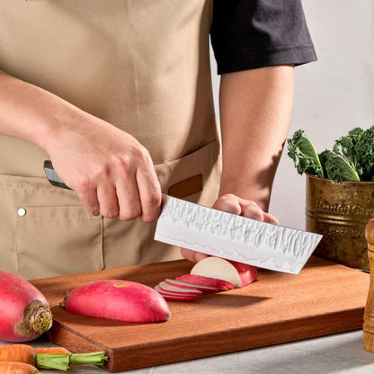 Cuchillo Nakiri 18cm clad 10Cr Madera+Inox