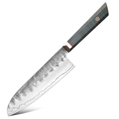 Cuchillo Santoku 18cm 10Cr Madera+Inox