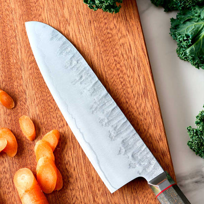 Cuchillo Santoku 18cm 10Cr Madera+Inox
