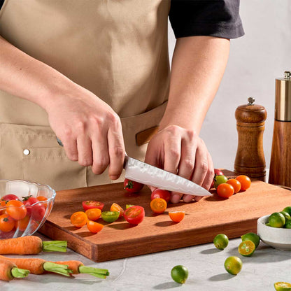 Cuchillo Utilitario 13cm 10Cr Madera+Inox