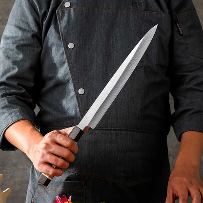 Cuchillo Yanagi 27cm 10Cr Mango Olivo