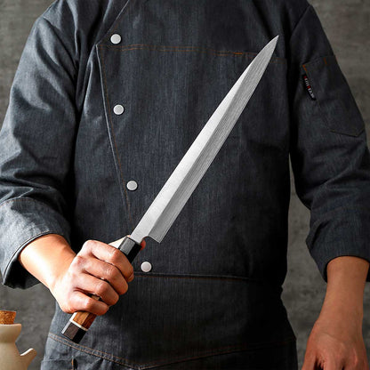 Cuchillo Yanagi 30cm 10Cr Mango Olivo