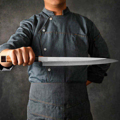 Cuchillo Yanagi 30cm 10Cr Mango Olivo