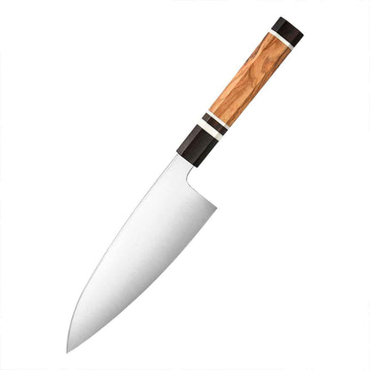 Cuchillo Deba 18cm 10Cr Mango Olivo