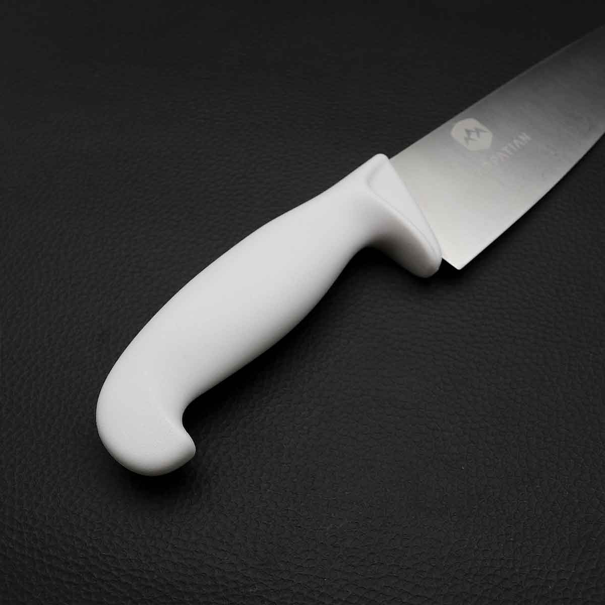 Cuchillo chef 8" ALTA GAMA mango blanco 440c