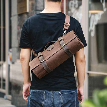 Maletín de chef para 12 cuchillos café