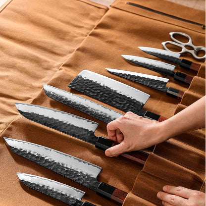 Maletín de chef para 12 cuchillos Mostaza